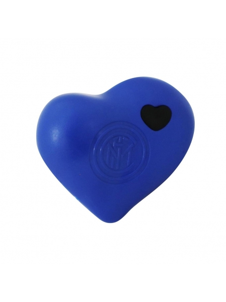 Profumo auto cuore 3d blu in blister INTER